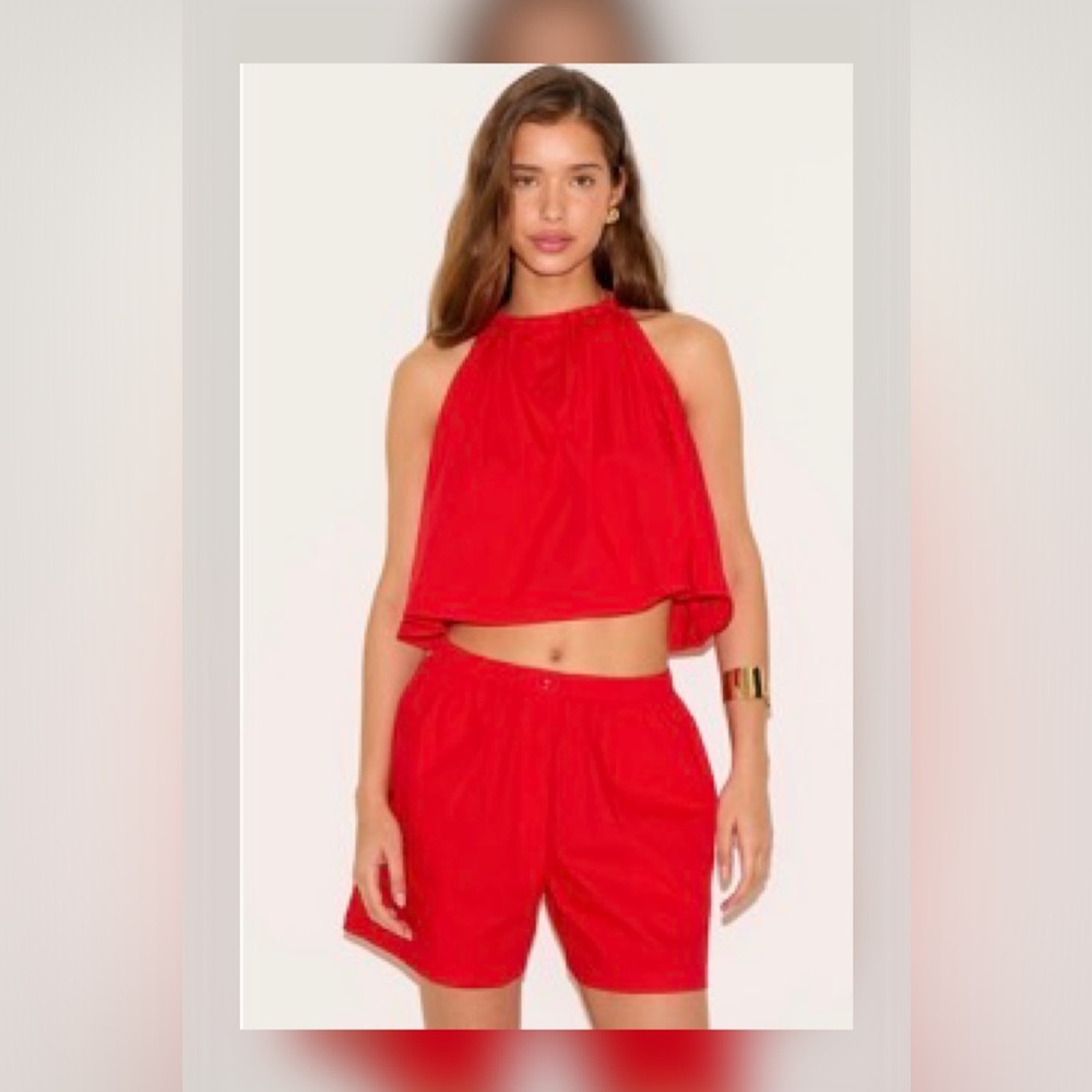 PrettyLittleThing Red Women's Shorts Set
